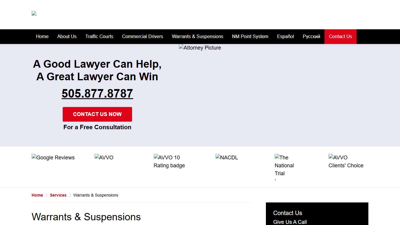 Warrants & Suspensions New Mexico Traffic Ticket Lawyer Glenn Smith Valdez